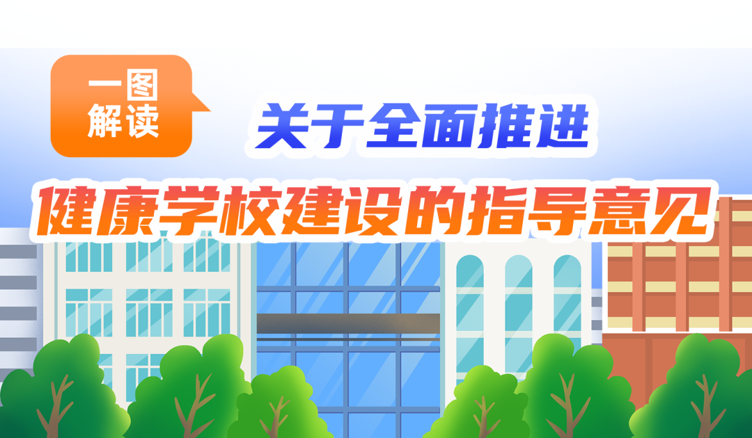 如何全面推进健康学校建设?一图读懂
